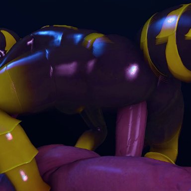 insect (petruz), dahsharky, 1boy, 1girls, ambiguous penetration, anthro, arthropod, ass, big ass, big breasts, bouncing breasts, breasts, cowgirl position, female, female on top