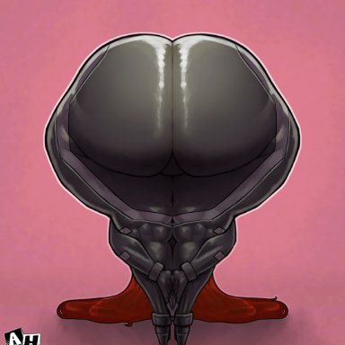 persona, persona 3, mitsuru kirijo, ignantastro, 1girls, ass, bent over, big ass, bodysuit, bubble butt, clothing, dat ass, dumptruck ass, fat ass, female