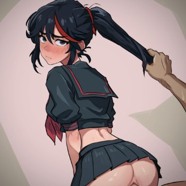 1boy, 1boy1girl, 1girl1boy, 1girls, absurd res, absurd resolution, absurdres, amazon position, anime, anime style, black hair, clothed, clothed female, clothed sex, clothing