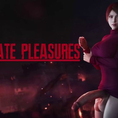 resident evil, resident evil 4, resident evil 4 remake, source filmmaker, ada wong, ashley graham, anifancys, blackjr, cum, cum inside, cumshot, female, futa on female, futadom, futanari