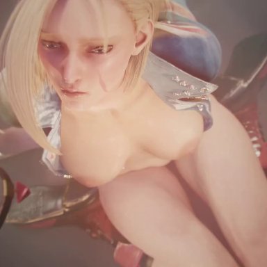 capcom, street fighter, street fighter 6, cammy white, idemi-iam, 1boy, 1girls, anal, anal sex, big ass, big penis, blonde female, blonde hair, blonde hair female, clothed