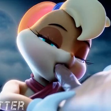 looney tunes, warner brothers, lola bunny, wigfritter, anthro, athletic female, duo, fellatio, female, furry, genitals, human, human on anthro, human penetrating, interspecies