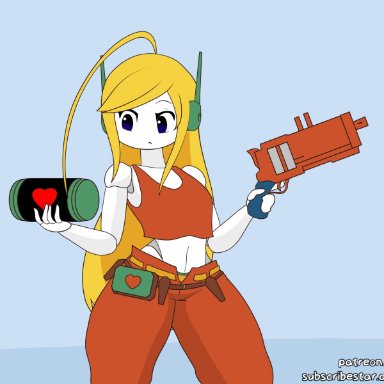 cave story, curly brace, zedrin, 1girls, ass, breast expansion, breasts, breasts bigger than head, breasts bigger than torso, enormous breasts, female, female only, gigantic breasts, huge breasts, hyper