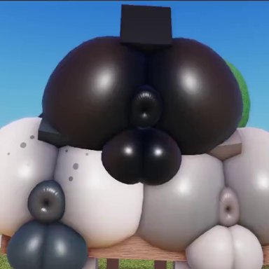 pet simulator x, roblox, robloxian, pikaweppy, willie piv, 4boys, anus, ass, backsack, balls, bear, big ass, big butt, black fur, blowjob