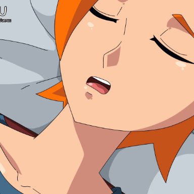 ben 10, gwen tennyson, wueruu, closed eyes, clothing, cum, fellatio, forced oral, male/female, oral, oral rape, penis, rape, sleep molestation, sleeping