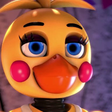 five nights at freddy's, five nights at freddy's 2, fnaf, chica (fnaf), runaboo chica, toy bonnie (fnaf), toy chica, toy chica (fnaf), toy freddy (fnaf), zentaisfm, animatronic, animatronic female, animatronic girl, animatronics, arms on side