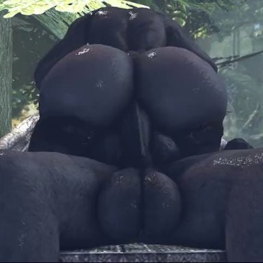 halo (series), microsoft, xbox game studios, sangheili, ter'ssa, rayhuma, abs, alien, anal, anal sex, ass, ass grab, balls, big ass, big balls