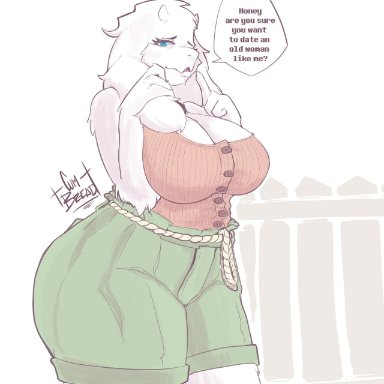 undertale, toriel, cumbread, milf, mommy kink, older female, wholesome