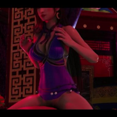 final fantasy, final fantasy vii, final fantasy vii remake, don corneo, tifa lockhart, teehee7990, alternative costume, breast grab, breasts out, cowgirl position, groping breasts, high heels, missionary position, on bed, on top