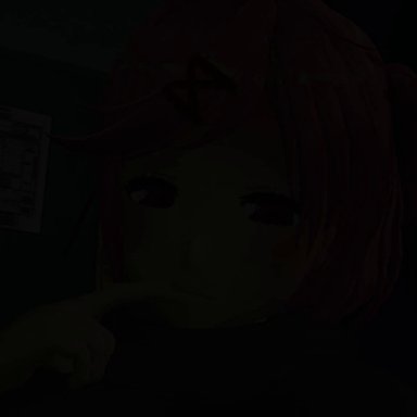 doki doki literature club, source filmmaker, mr chazz80, 1futa, areolae, autofellatio, autopaizuri, cum, cum in mouth, female, female only, futa only, futanari, getting erect, huge breasts