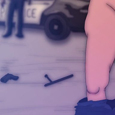 grand theft auto, grand theft auto vi, rockstar games, lucia (gta), 1girls, ass, big ass, big butt, bouncing ass, large ass, latina, police, police uniform, sex, vagina