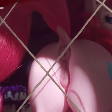 my little pony, pinkie pie (mlp), clopician, animal genitalia, clitoral winking, equine pussy, female, feral, feral female, feral focus, feral only, 3d, animated, sound, tagme