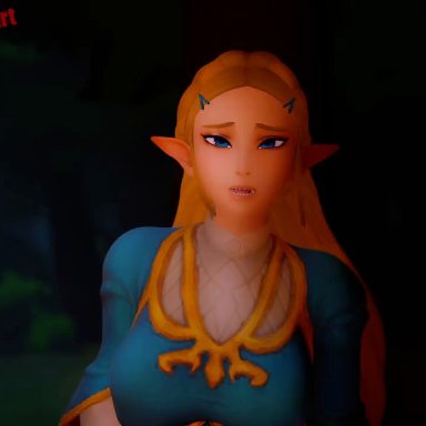 the legend of zelda, bokoblin, princess zelda, zelda (breath of the wild), infected heart, 1boy, 1girls, 1monster, clothed sex, clothing, female, girl on top, interspecies, light skin, light-skinned female