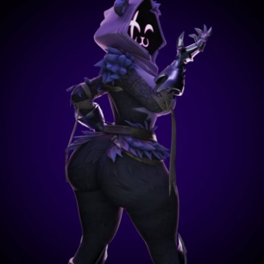 fortnite, fortnite: battle royale, raven team leader, feversfm, :3, 1girls, ass, smug, blender (software), source filmmaker, tagme