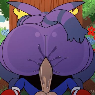 sega, sonic (series), sonic the hedgehog (series), big the cat, sonic the hedgehog, witdrawsloods, 2boys, anal, anal juice, anal sex, ass, balls, big ass, big butt, big penis