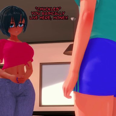 original, original character, original characters, hrenit, blowjob, boobjob, dark skin, dark-skinned female, dark-skinned male, femboy, femboy on female, femboydom, grinding, humiliation, humping