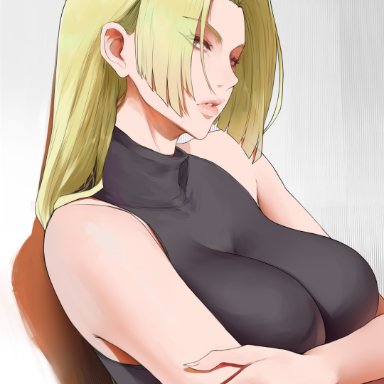 jujutsu kaisen, yuki tsukumo, araneesama, 1female, 1girls, big breasts, blonde hair, breasts, female, light skinned female, long hair, thick lips, absurdres