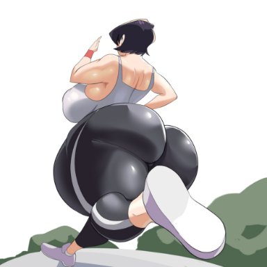 komi-san wa komyushou desu, komi shuuko, blue crow, 1girls, asian, asian female, ass, ass focus, big ass, big butt, black hair, clothed, clothed female, fully clothed, gigantic ass