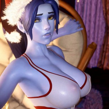 blizzard entertainment, overwatch, overwatch 2, widowmaker, z1g3d, 1boy, 1boy1girl, 1girls, balls, big ass, big breasts, big penis, blush, breasts, feet