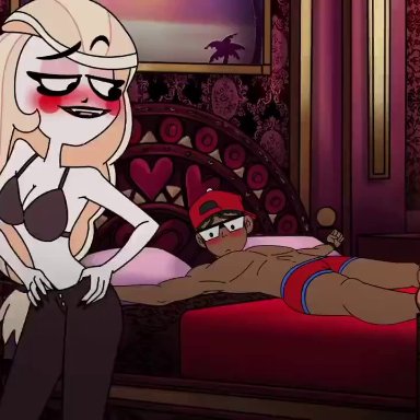 hazbin hotel, youtube, verbalase (youtuber), 2024, animated, crossover, hi res, meme, tagme, video