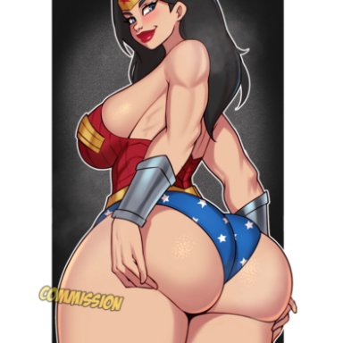 dc comics, wonder woman (series), diana prince, wonder woman, jakuson z, big ass, bubble ass, bubble butt, dat ass, pawg