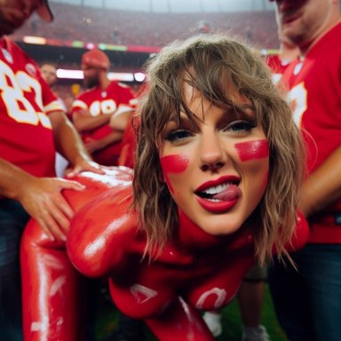 nfl, taylor swift, breasts, celebrity, ai generated