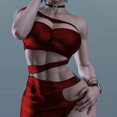 biohazard, capcom, resident evil, resident evil 2, resident evil 2 remake, resident evil 4, resident evil 4 remake, ada wong, ada wong (adriana), cga3d, erotichris, 1girls, abs, asian, asian female