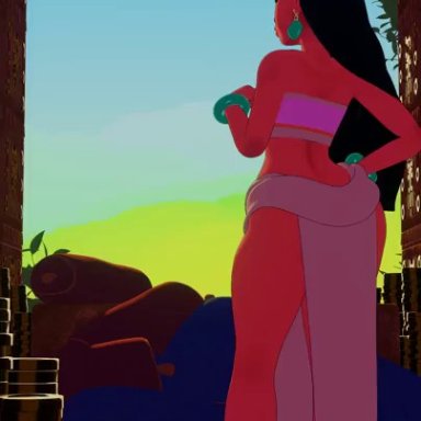 the road to el dorado, chel, blenderknight, big breasts, cum inside, cumshot, dark-skinned female, oral, thick lips, tagme, video