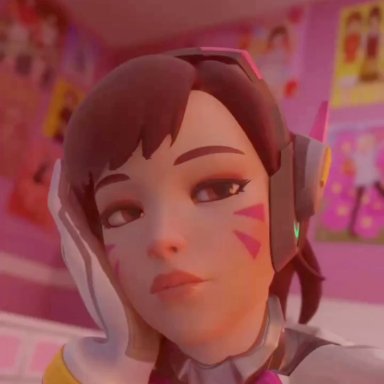 overwatch, snapchat, d.va, alyta3d, lewdality, ass, ass shake, big ass, selfie, teasing, 3d, animated, tagme, video