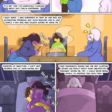 deltarune, undertale, undertale (series), kris (deltarune), susie (deltarune), toriel, thenewpassion, bbw, bbw mom, big ass, big breasts, fat ass, female, furry, hugging