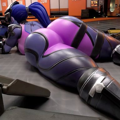 overwatch, overwatch 2, widowmaker, tektah, 1girls, huge ass, 3d, tagme, video