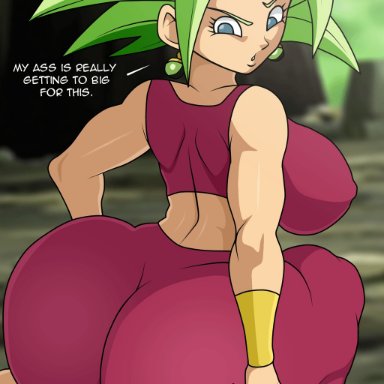 dragon ball, dragon ball super, kefla, solodusk57, ass, ass focus, ass grab, barefoot, big ass, big butt, bubble ass, bubble butt, dumptruck ass, dumptruck butt, fat ass