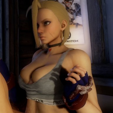 street fighter, street fighter 6, virt-a-mate, cammy white, alternate costume, breasts, clothed paizuri, jiggling breasts, paizuri, 3d, animated, tagme, video, virtamate