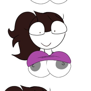 jaiden animations, youtube, jaiden, editorl, 1futa, 1girls, airplane, areolae, back, back view, big ass, big breasts, blowjob, breasts, casual