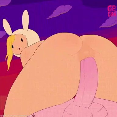 adventure time, cartoon network, fionna the human girl, capy diem, 1boy, 1girls, anal, anal grip, anal sex, anus, ass, balls, big ass, big butt, big penis