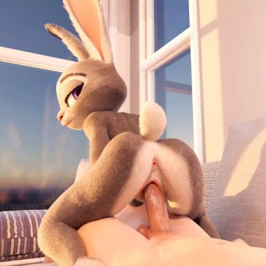 zootopia, judy hopps, bunny ears, cowgirl position, furry, riding penis, straight, 3d, mp4, tagme, tagme (artist), tagme (character), video