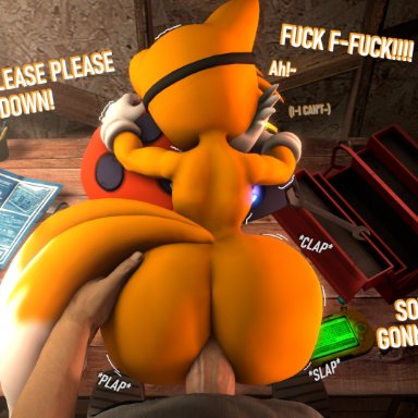 sega, sonic (series), sonic the hedgehog (series), miles prower, mobian (species), tails, tails the fox, aidenz, 2boys, aiden (aidenz), anal, anal sex, anthro, begging, bent over