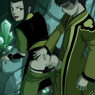 avatar the last airbender, nickelodeon, azula, zuko, incognitymous, ass, brother and sister, burn scar, clothed sex, clothing, cum, cum in pussy, cum inside, female, fire nation