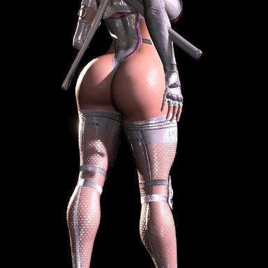 capcom, resident evil, resident evil 8: village, taimanin (series), alcina dimitrescu, astromons, 1girls, ass, battle, big breasts, black hair, breasts, busty, cleavage, cosplay