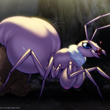 ant queen, walter sache, ant, ant girl, bedroom eyes, big lips, busty feral, eyelashes, feral, gigantic ass, huge ass, huge breasts, huge lips, hyper ass, lips