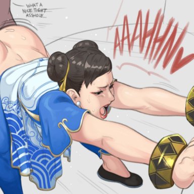 capcom, street fighter, street fighter 6, chun-li, buttholemagick, 1boy, 1girls, anal, anal penetration, anal sex, ass, bent over, female, light skin, light-skinned female