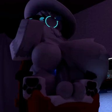 roblox, protogen, roblox avatar, robloxian, nearlyepoint, ass, dildo, dildo in ass, dildo riding, furry, male only, tagme, video