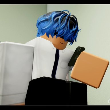 roblox, roblox avatar, robloxian, compulsivesb, 2boys, big penis, blowjob, blowjob face, cock, gay, gay blowjob, glory hole, male, male only, school