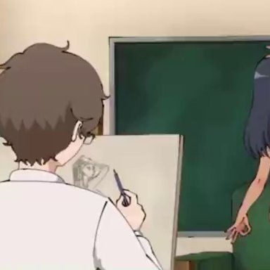 please don't bully me, nagatoro, hayase nagatoro, naoto hachioji (senpai), ass, black hair, boots, dark skin, long hair, naked, nude, pussy, tagme, video