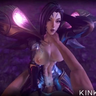 league of legends, league of legends: wild rift, kai'sa, kinkycat3d, kinkykatt3d, pov, animated, tagme, video