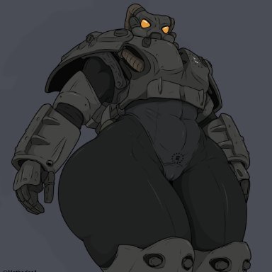 bethesda softworks, enclave, fallout, methados, 1girls, abs, armor, ass, big ass, big thighs, bottom heavy, cameltoe, enclave (fallout), female, female focus