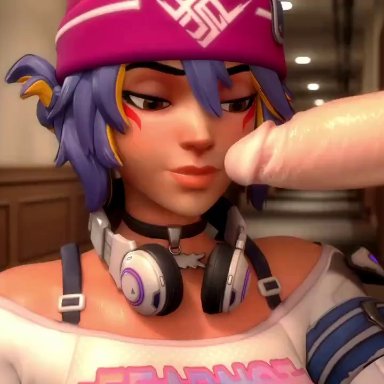 blizzard entertainment, overwatch 2, patreon, antifragile kira-kira, kiriko (overwatch), chiyo1000nights, pincree, shidosan, 1boy, 1girls, alternate costume, blue hair, clothed female nude male, cum, ejaculation