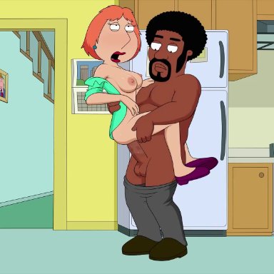 family guy, jerome washington, lois griffin, sfan, dark-skinned male, female, interracial, animated, tagme, video