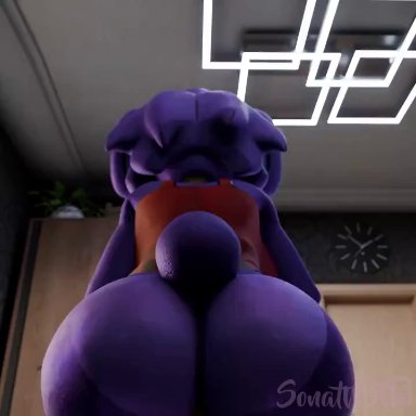 five nights at freddy's, bonnie (cally3d), bonnie (fnaf), fap nights team, sonatnsfw, big ass, cowgirl position, cumshot, pov, tagme, video