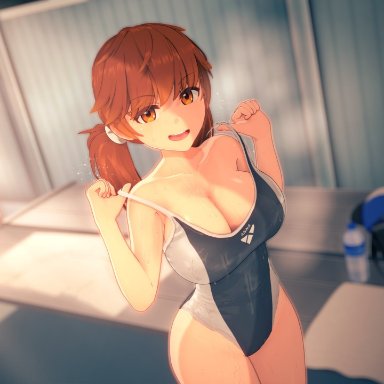 anna skyler, original character, anna anon, 1girls, solo female, swimsuit, swimwear